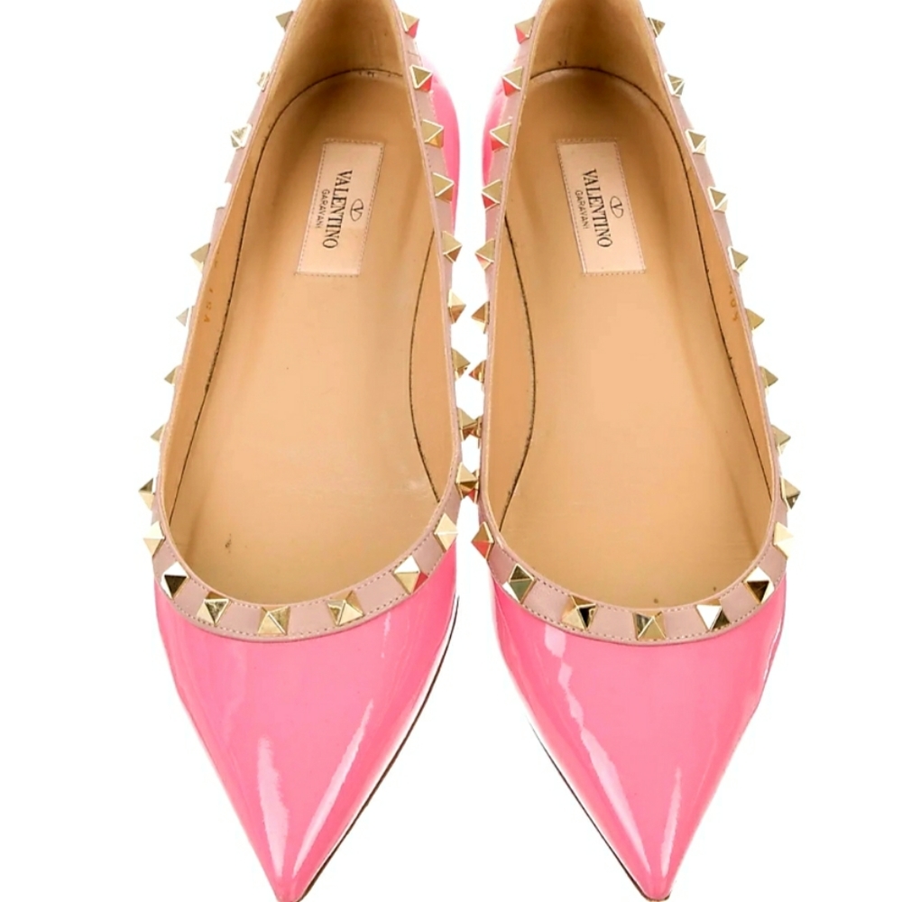 Valentino Rockstud Ballerina Flats